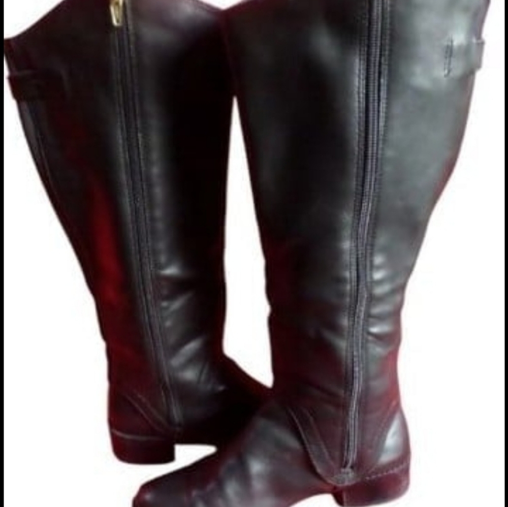 Women's Knee-High Riding Boots - Picture 4 of 11